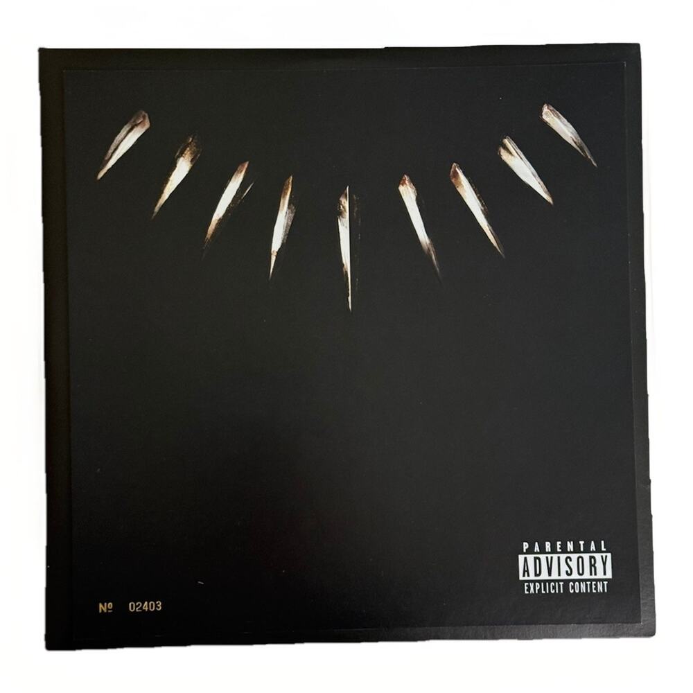 Black Panther 2LP Vinyl Kendrick Lamar Numbered Limited Edition Etched TDE KDot
